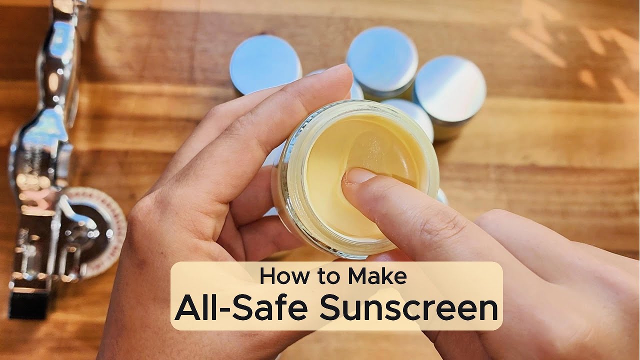 How to Make Sunscreen | Baby Safe | Reef Safe | Allergen Friendly