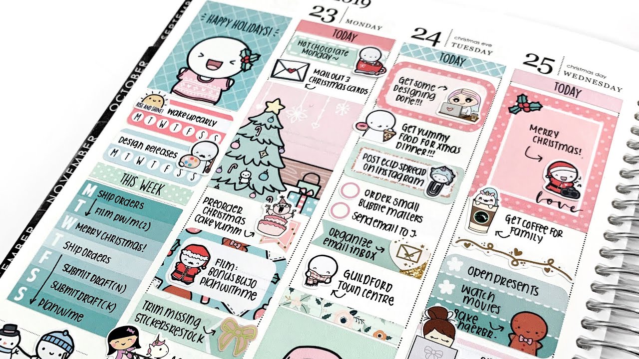 Plan With Me: Christmas Week! ft. Erin Condren Planner