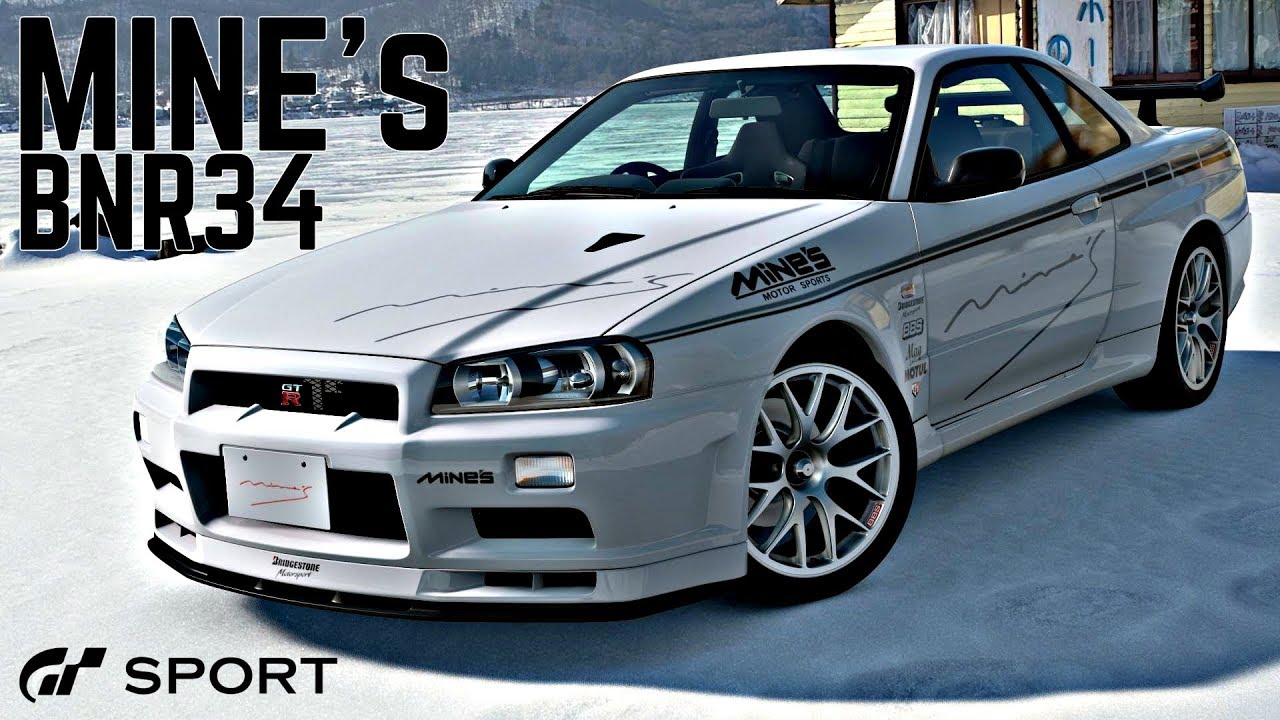 GT SPORT - MiNE's BNR34 Skyline Replica Build