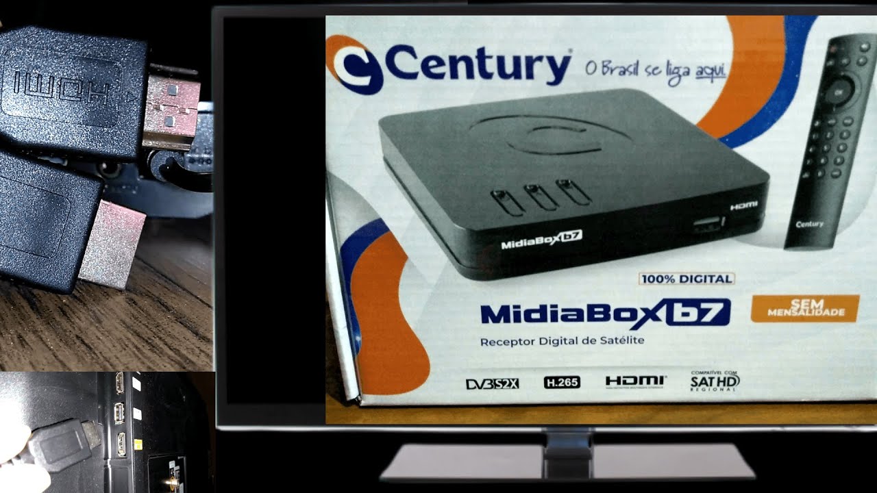 COMO INSTALAR ANTENA PARAB&Oacute;LICA E RECEPTOR DIGITAL NA TV ATRAV&Eacute;S DO CABO HDMI
