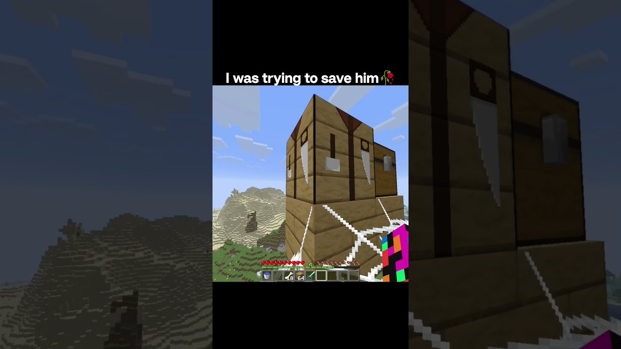 Minecraft Noob Moment🥀 #minecraft #minecraftshorts #shorts