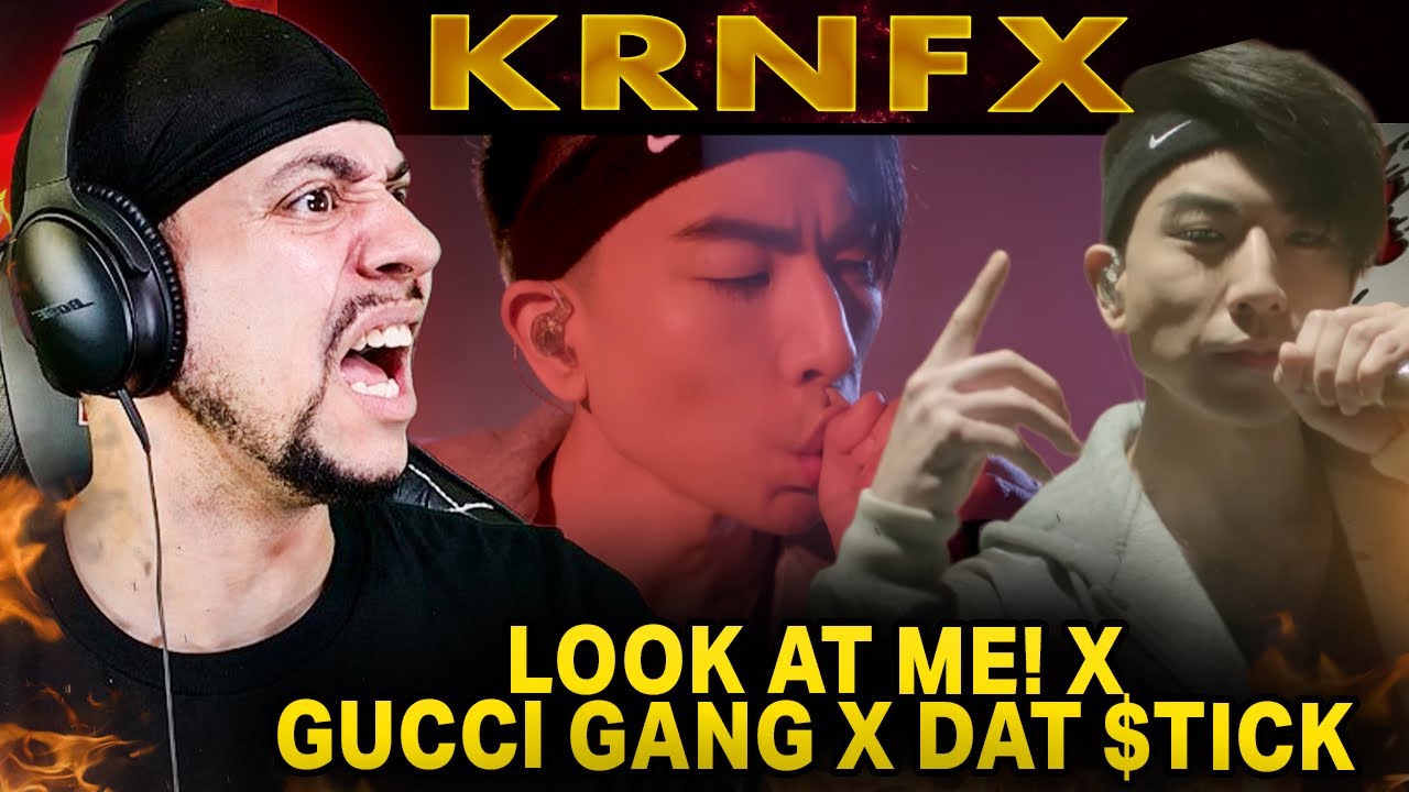 YO КТО ЭТО??? KRNFX - Look At Me1 x Gucci Gang x Dat $tick (BeatBox Cover) (РЕАКЦИЯ)