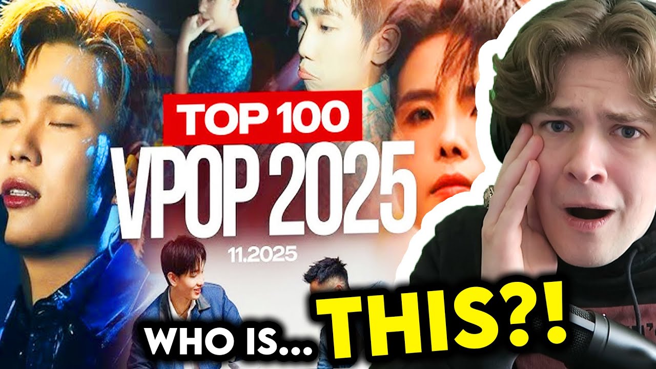 EUROPEAN reacts to Top 100 Vpop Songs 2025 with the Most Views on YouTube Vietnamese Youth Music