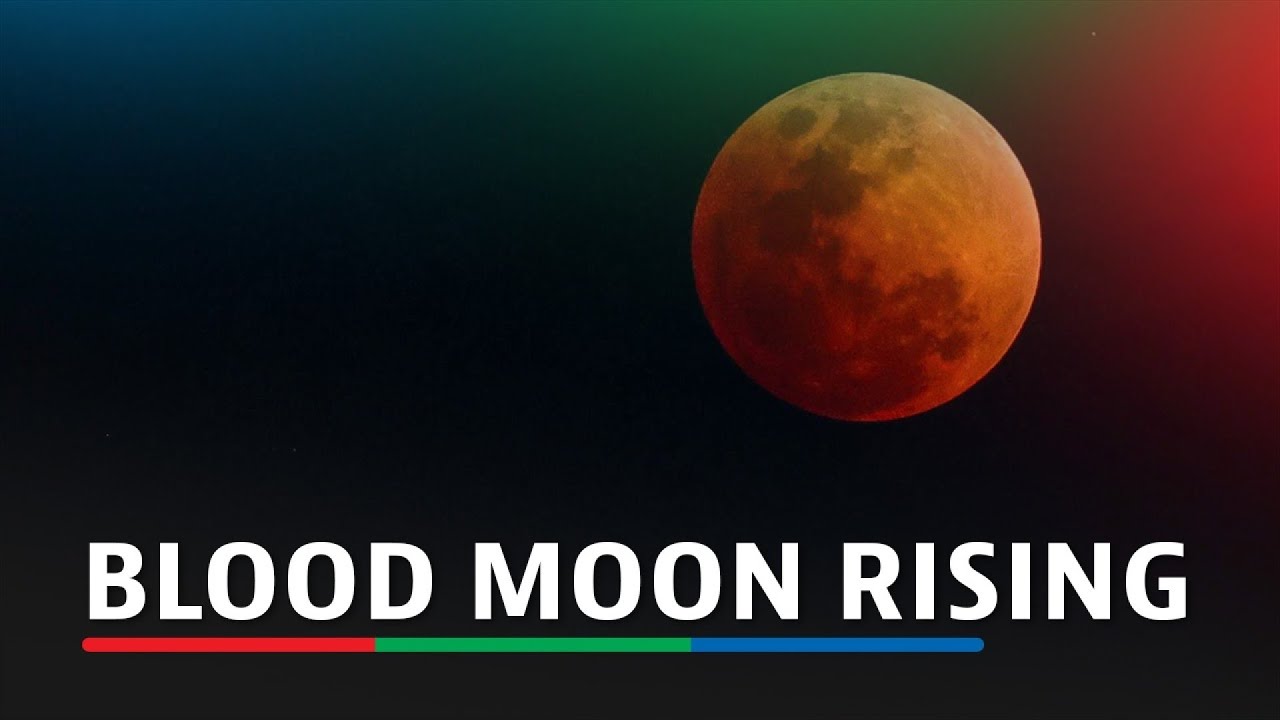 Blood moon rising