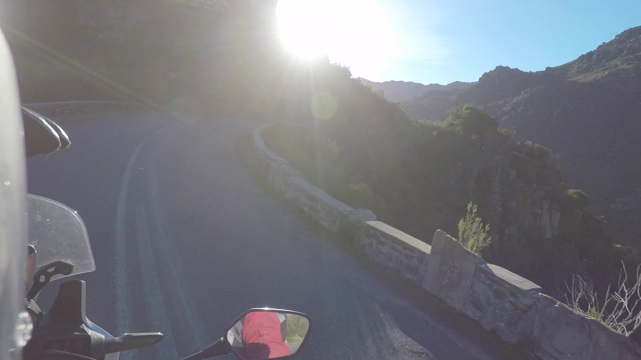 Winter morning ride through Bain's Kloof, Western Cape