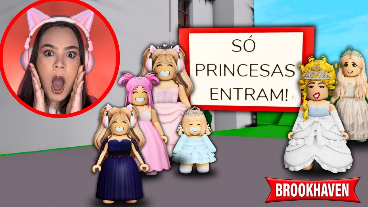 ENCONTRAMOS uma CASA que SÓ PRINCESAS ENTRAM em BROOKHAVEN!