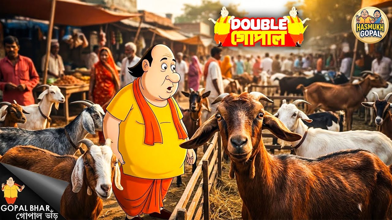 যখন গোপাল দাদা ছাগল কিনতে বাজারে পৌঁছালেন | গোপাল ভর | Gopal Bhar | Hasmukh Gopal | New Episode