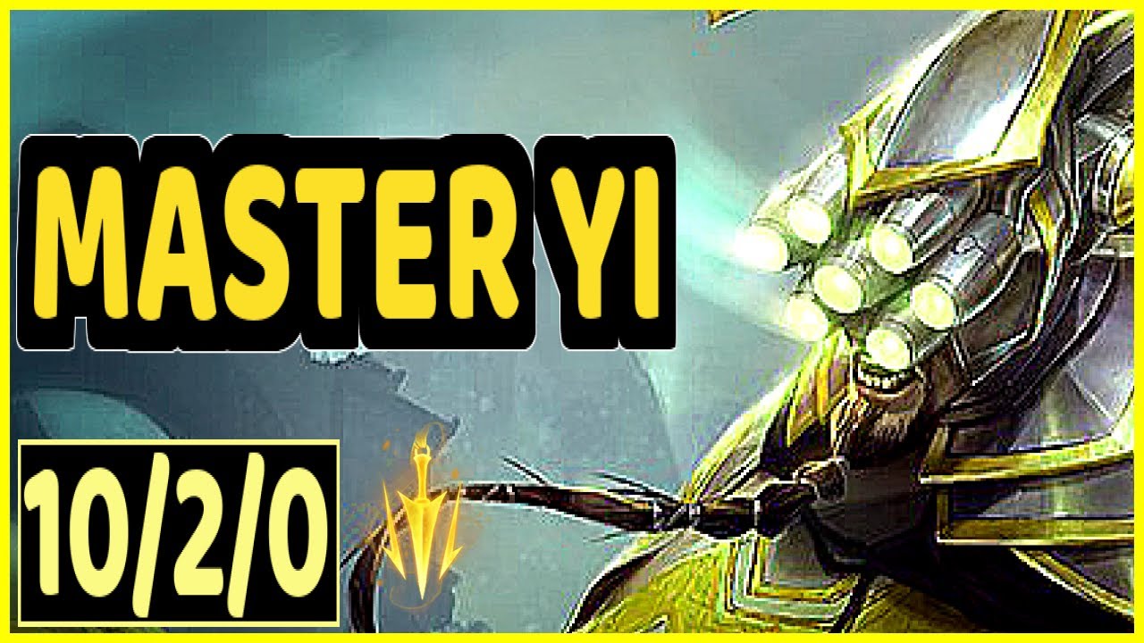 MASTER YI VS SHACO - 10/2/0 KDA JUNGLE GAMEPLAY