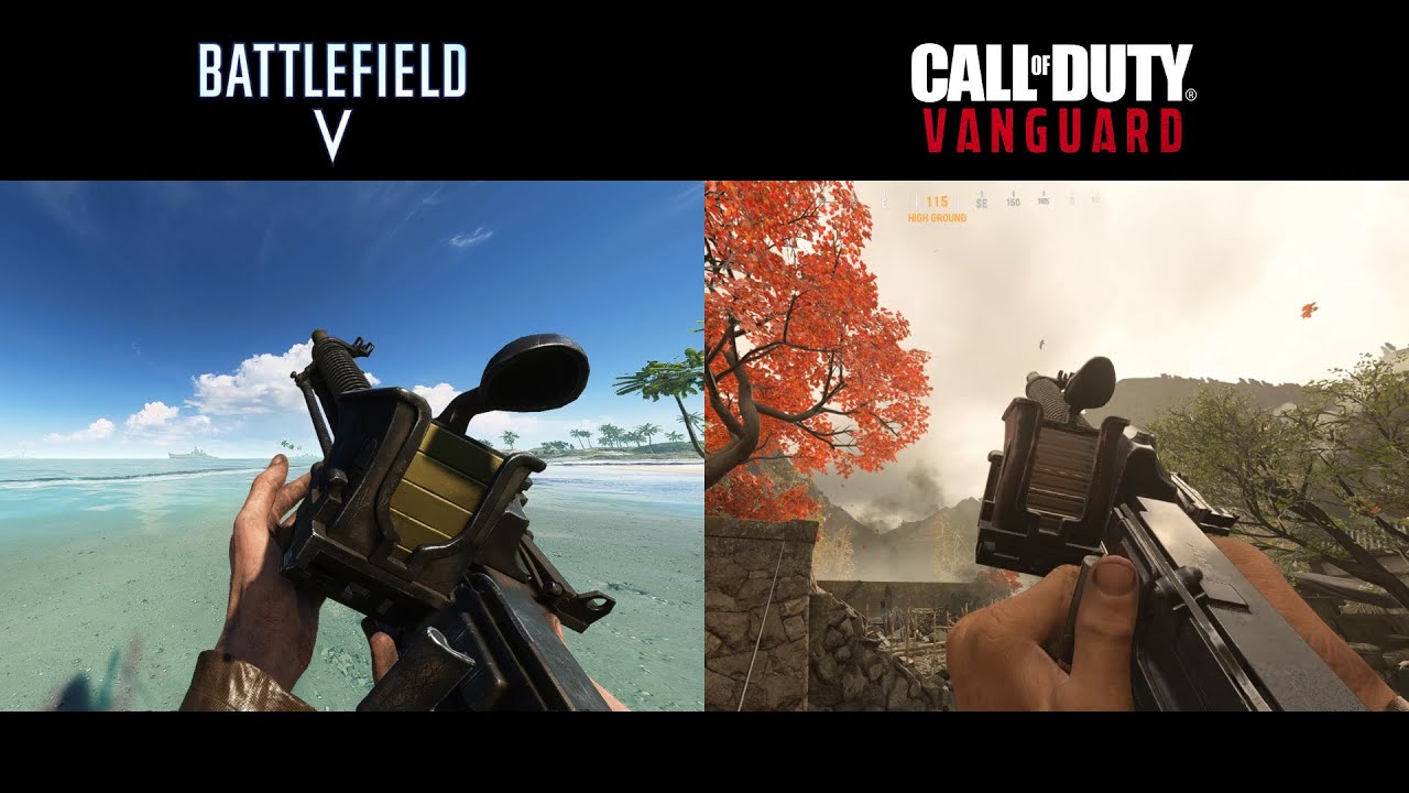 BFV & CoD Vanguard Comparison: Type 11 light machinegun (十一年式軽機関銃)