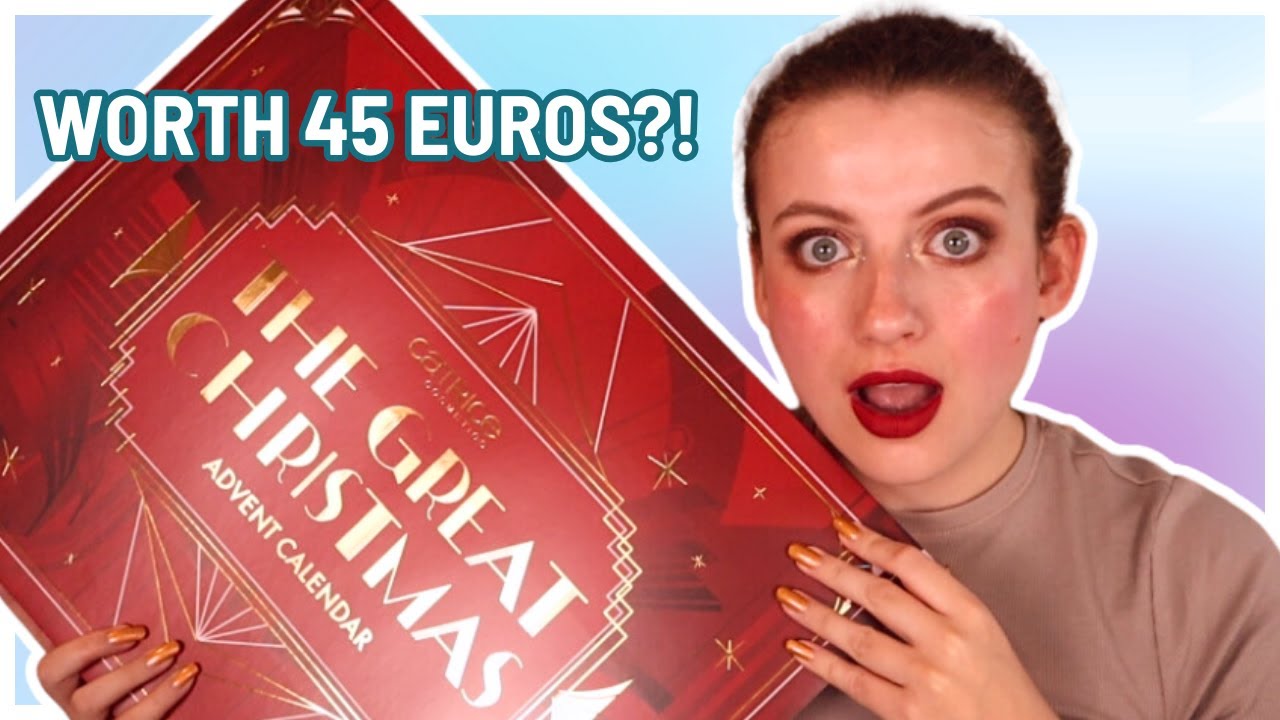 CATRICE THE GREAT CHRISTMAS ADVENT CALENDAR FOR HOLIDAY 2024! / UNBOXING, SWATCHES AND TRY-ON!