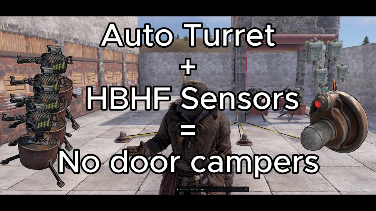 Auto Turret + HBHF x4 - Rust