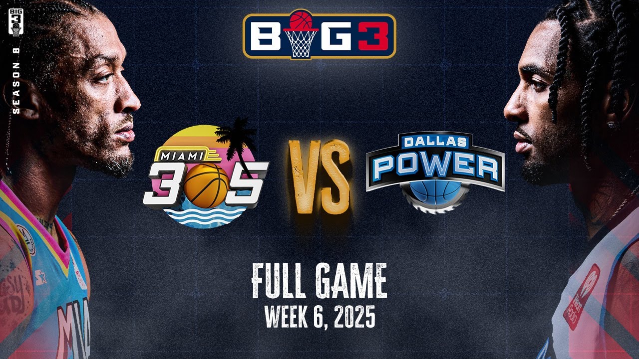 MICHAEL BEASLEY, GLEN RICE JR. SCORING SHOWDOWN | Week 6 Full Game | Miami 305 vs. Dallas Power