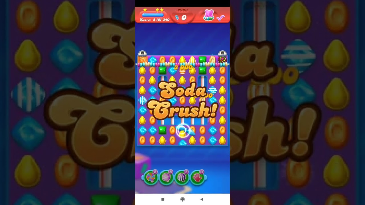 Candy Crush Soda Saga - 12 million score - Non Stop Combo