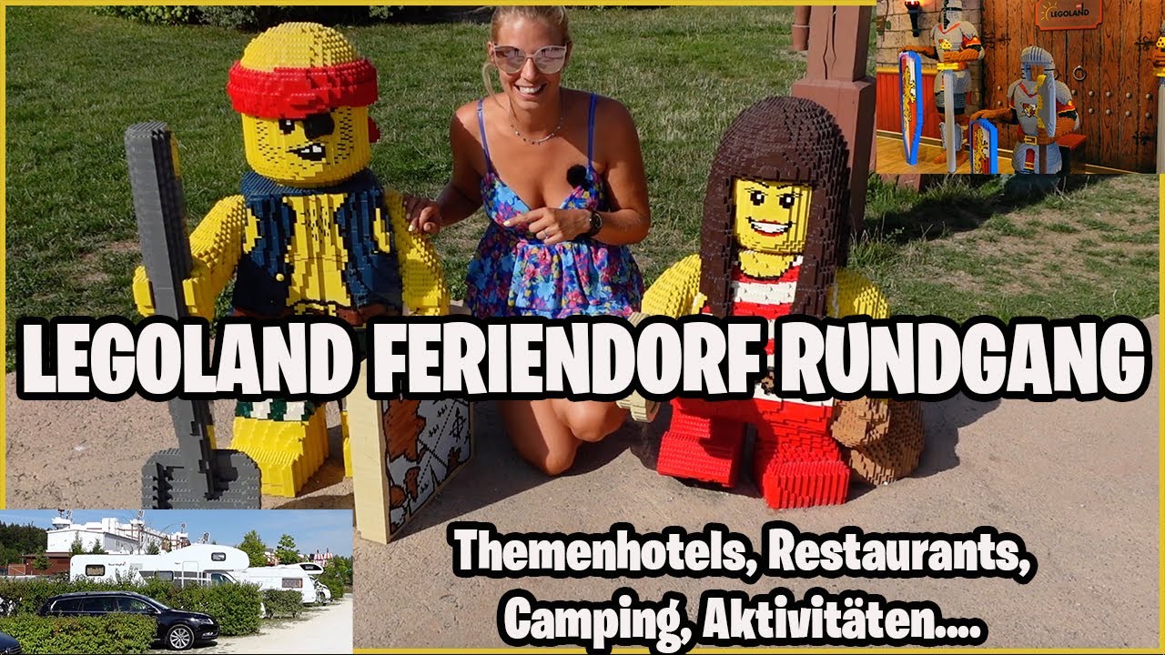 Rundgang Feriendorf im Legoland Deutschland ☆ Hotels, Restaurants, Camping, Attraktionen... ☆ VLOG