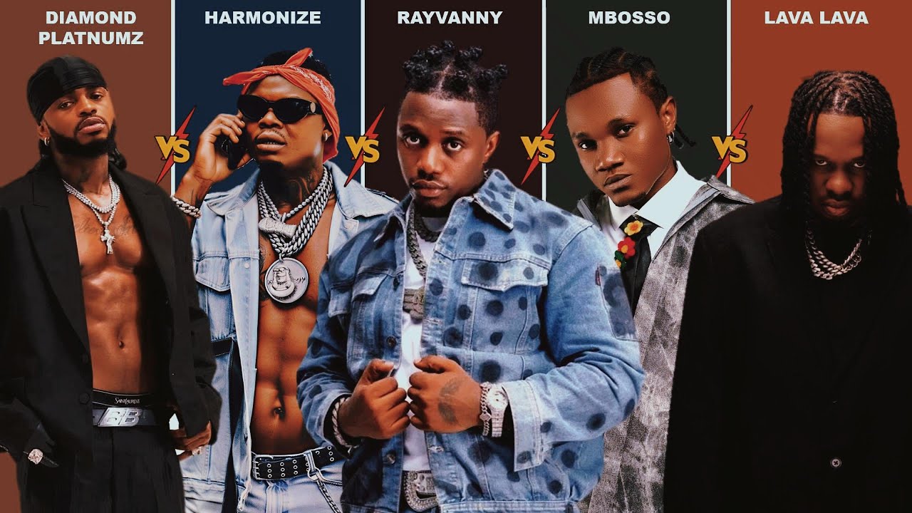DIAMOND PLATNUMZ vs HARMONIZE vs RAYVANNY vs MBOSSO vs LAVA LAVA