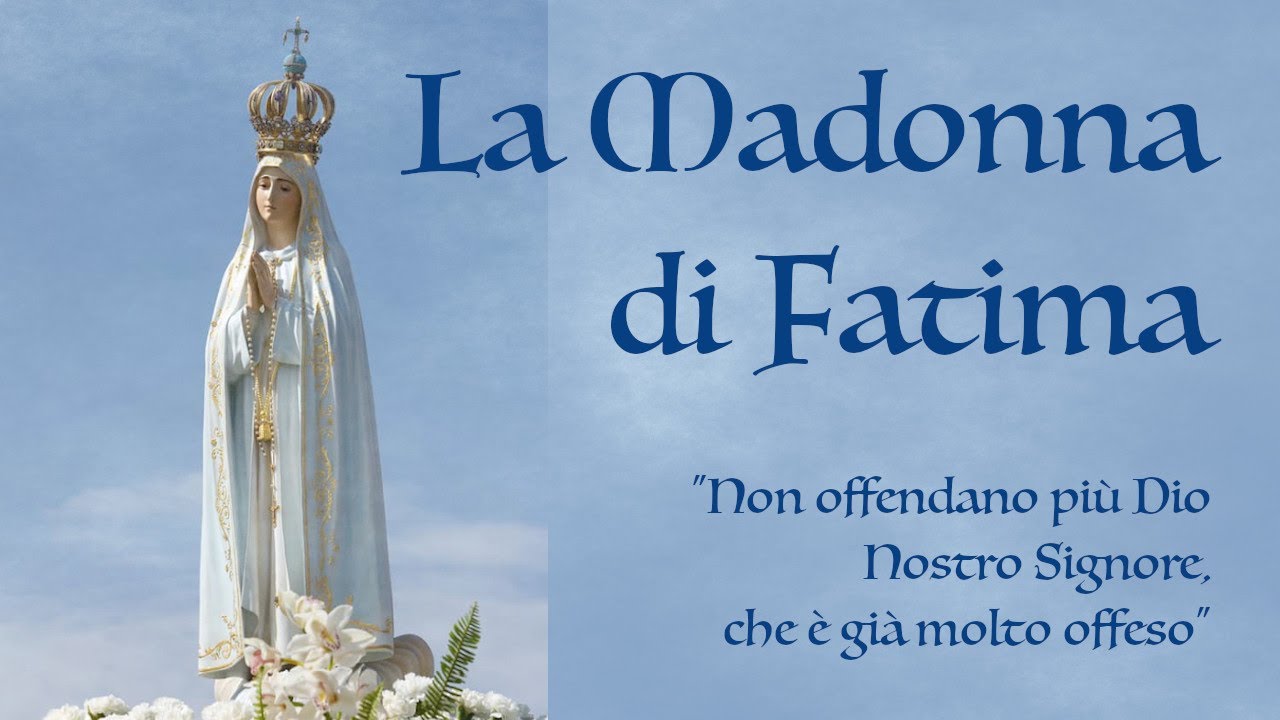 13 ottobre 2022 - La Madonna di Fatima. L'Apparizione del 13 ottobre 1917
