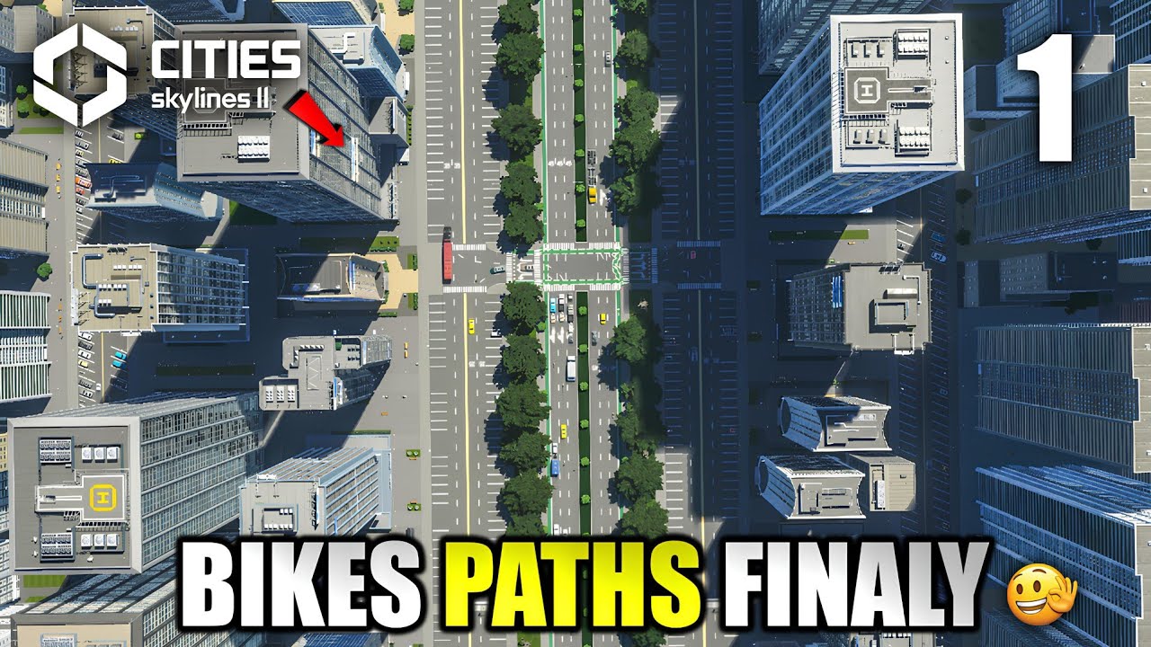 Can BIKE SUPERHIGHWAYS fix Terrible traffic in Vanilla? Cities Skylines 2 Bike Patch