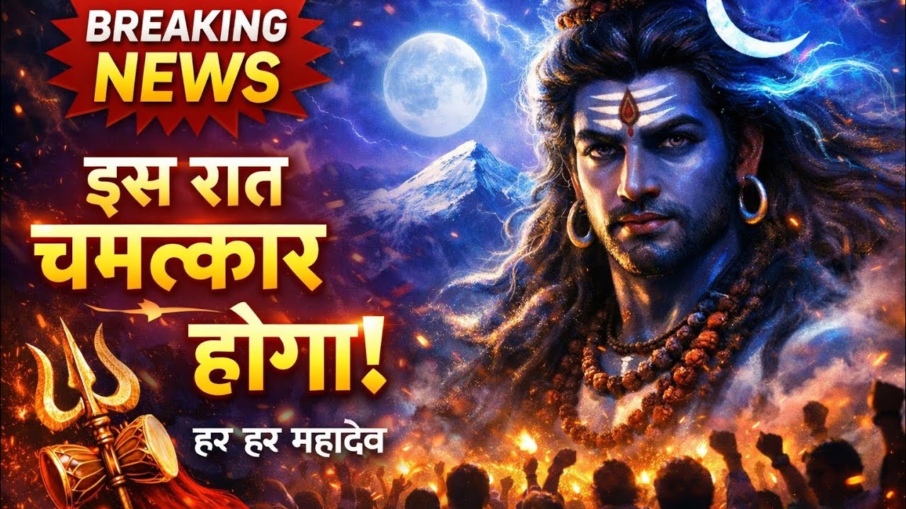 🌙 महाशिवरात्रि की रात | Shiv Bhajan जो सुनते ही रोंगटे खड़े हो जाएँ