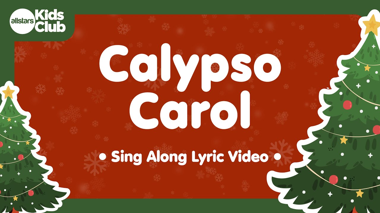 Calypso Carol with Lyrics #Christmas Carol & Song 🎄 #kidsmusic #nativity