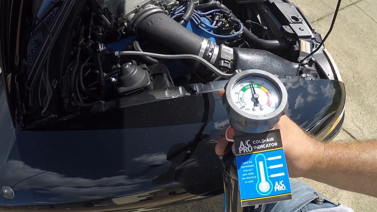 Recharging the A/C system in a sn95 Cobra