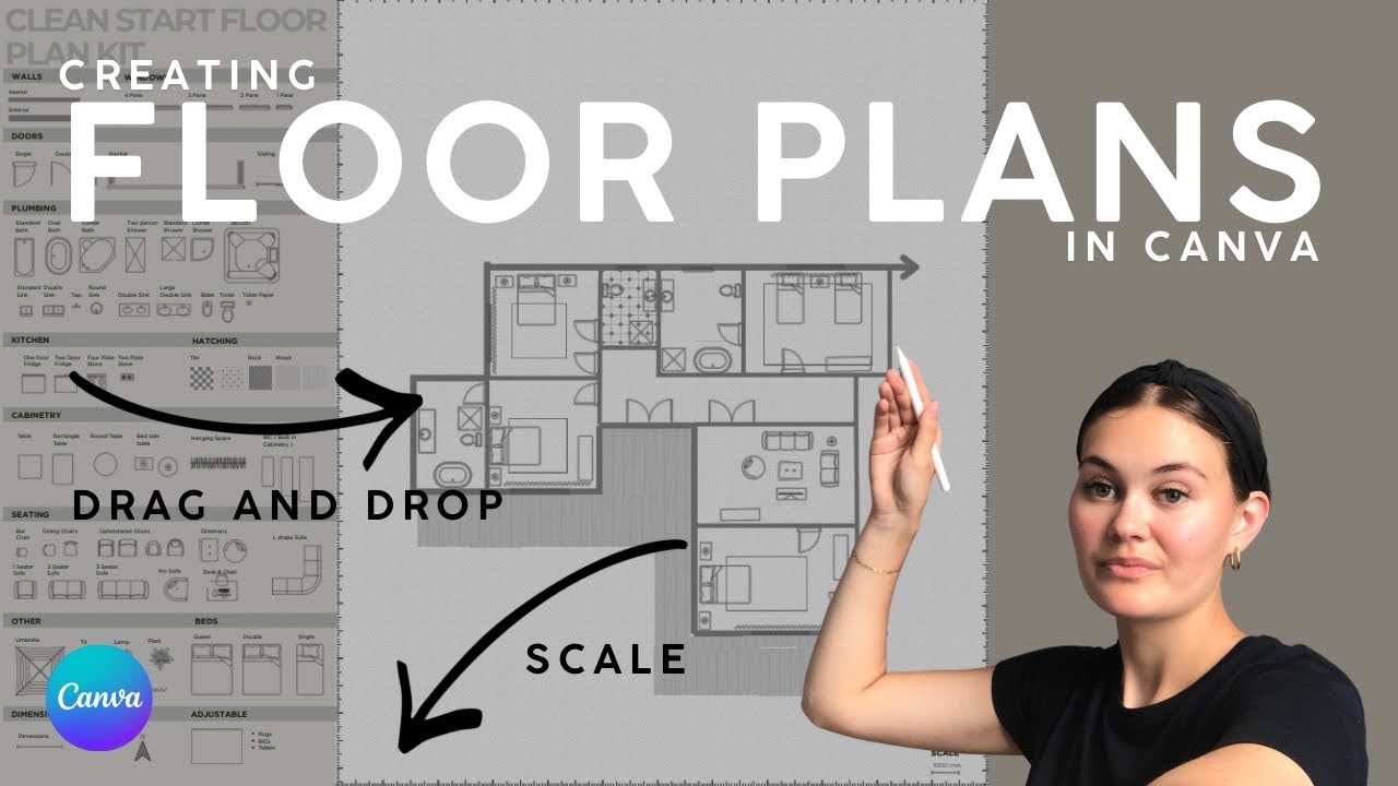 How I Create Simple Floor Plans in Canva (Beginner Friendly)
