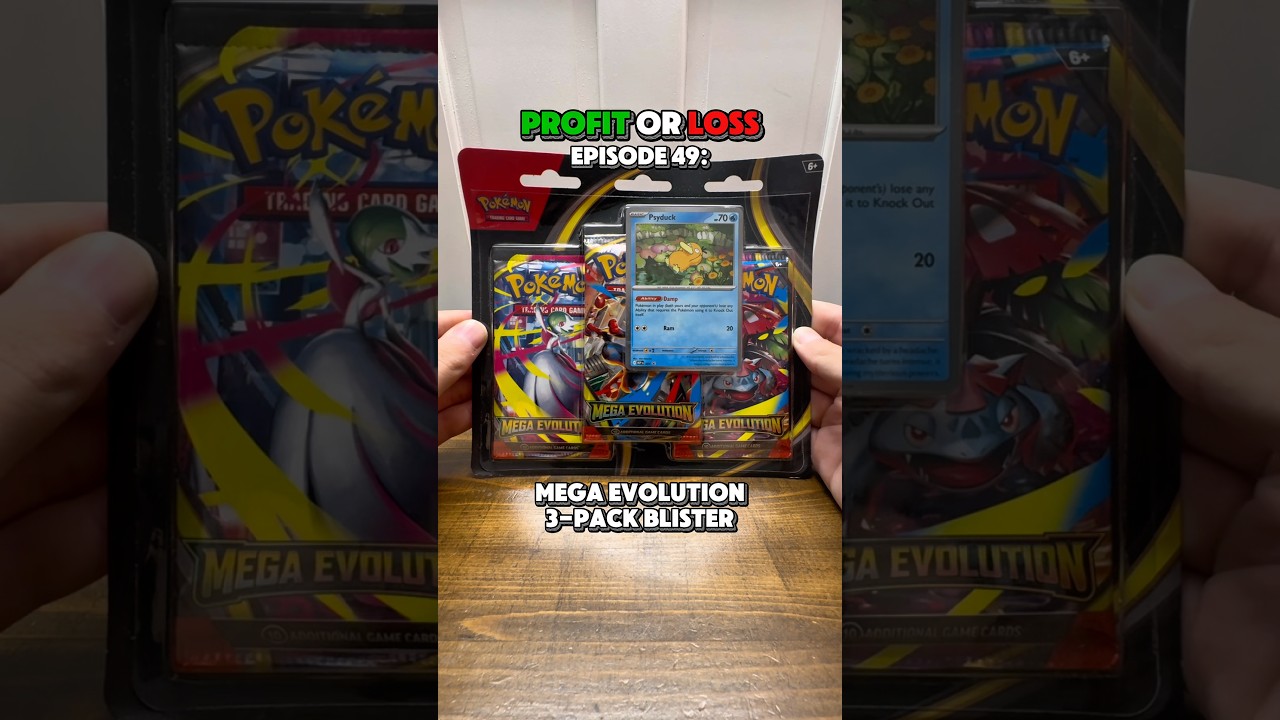 Opening a Mega Evolution 3-Pack Blister! - Profit or Loss Episode 49