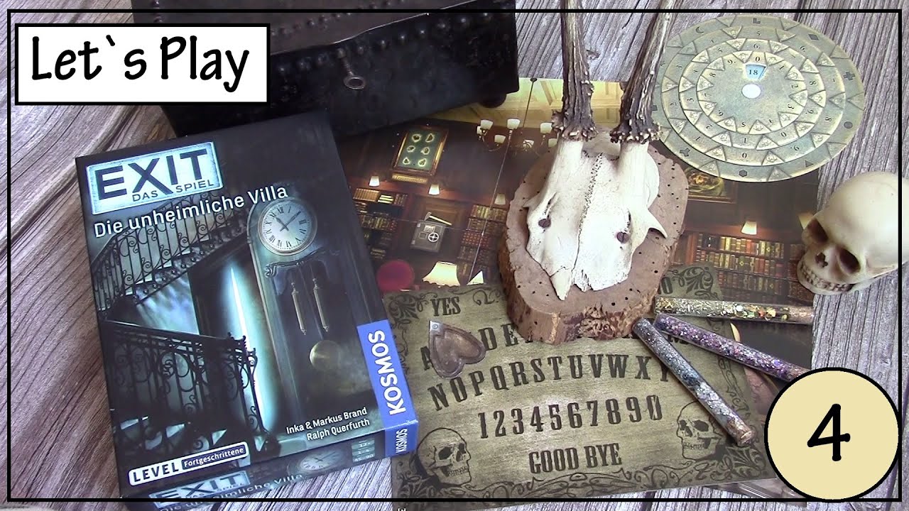 Let's Play EXIT || Die unheimliche Villa || Teil 4 - der geheimnisvolle blaue Winkel