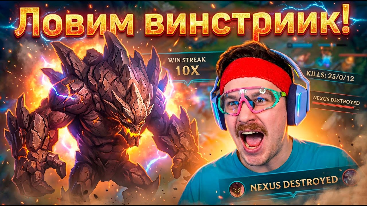 ЖЁСТКО МЯСИМ ДИКУЮ ТРЕЩИНУ | СТРИМ LEAGUE OF LEGENDS: WILD RIFT | ВАЙЛД РИФТ