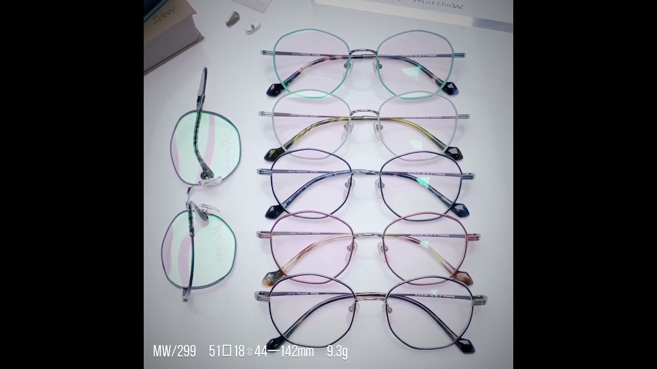 Geometric Glasses Frame MW1283 - EYESHELLS