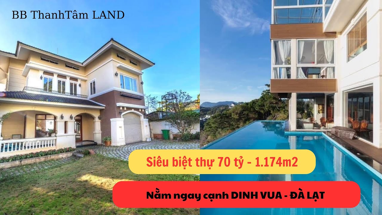 Villa sân vườn hơn 1000m2 Khởi Nghĩa Bắc Sơn có hồ bơi ngắm toàn cảnh đồi thông siêu đẹp, Đà Lạt.