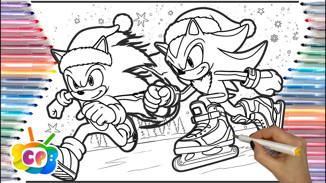 Sonic and Shadow team up / Drawing SONIC and SHADOW /  how to draw Sonic and Shadow team up