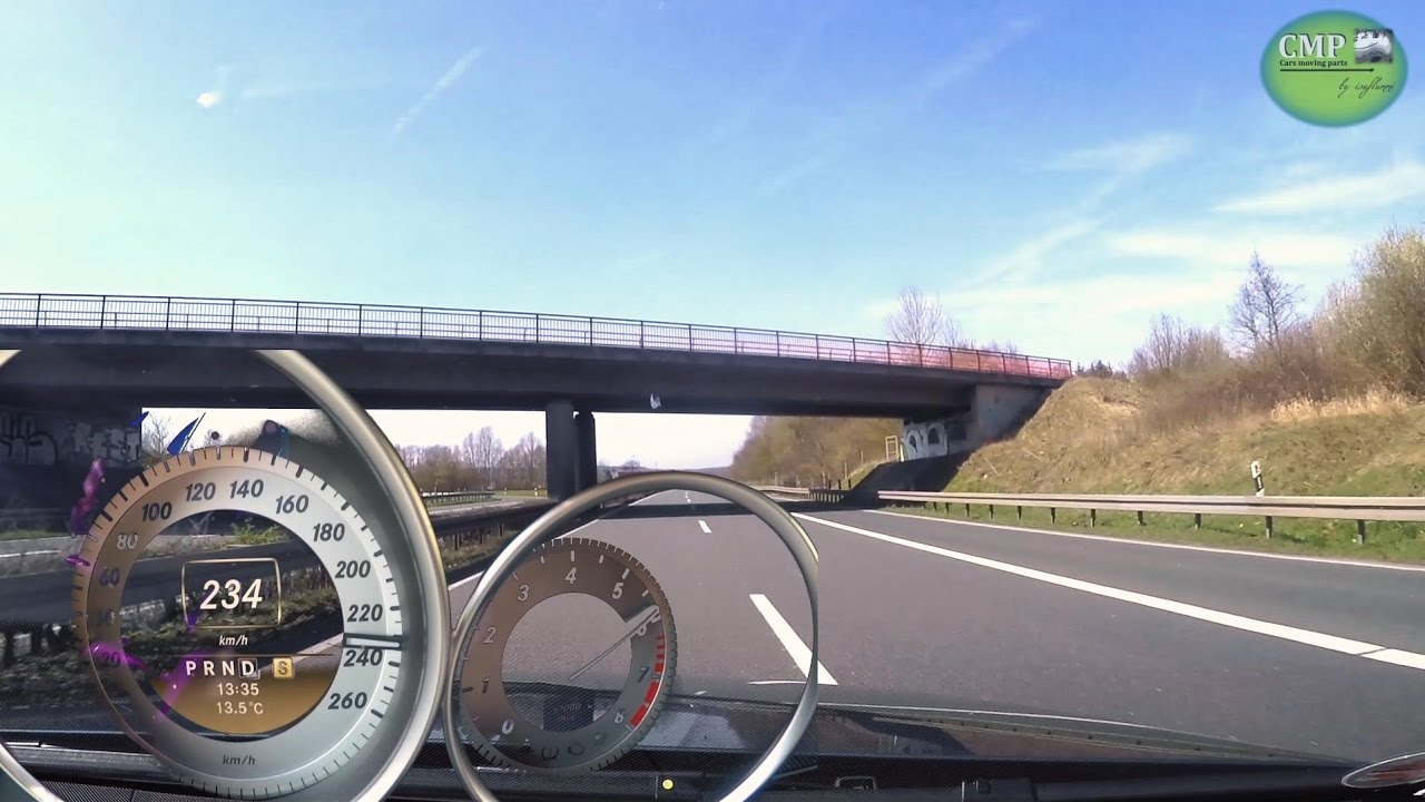 Mercedes C200 CGI BlueEfficiency T-Modell (S204) 0-234 km/h