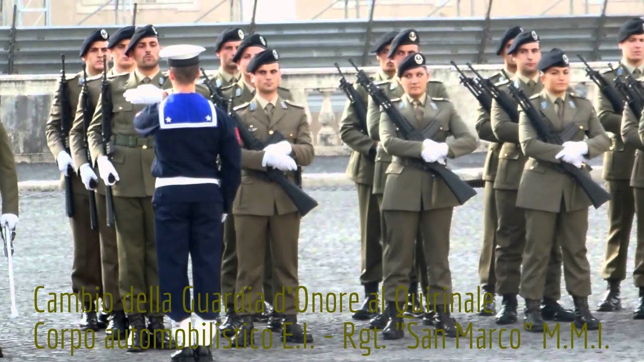Cambio della Guardia d'Onore al Quirinale - 20 ottobre 2013