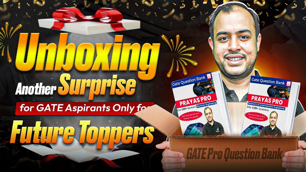 Unboxing another surprise for GATE Aspirants 🎁🎁Only for future toppers 🎩🎩| Ankit Goyal