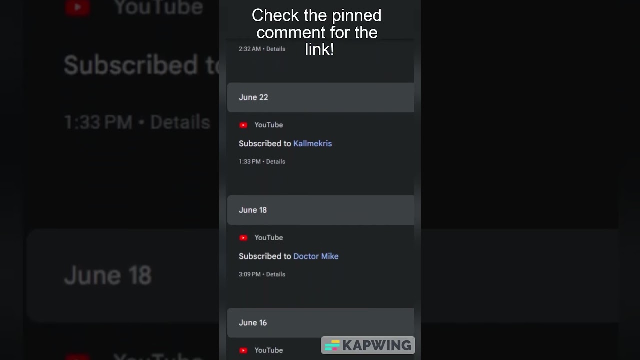 how to check how long you have been subbed to a yt channel!