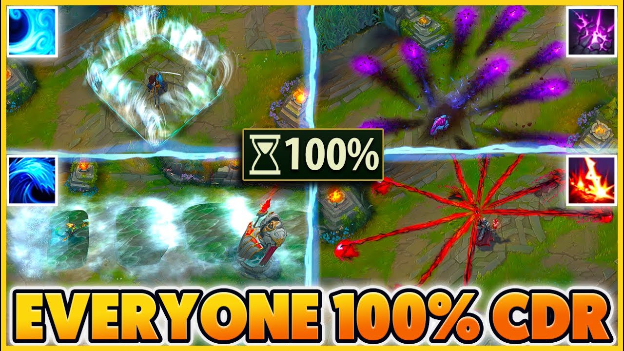 EVERYONE IN THE GAME HAS 100% CDR (BEST GAME EVER!!) - BunnyFuFuu | League of Legends
