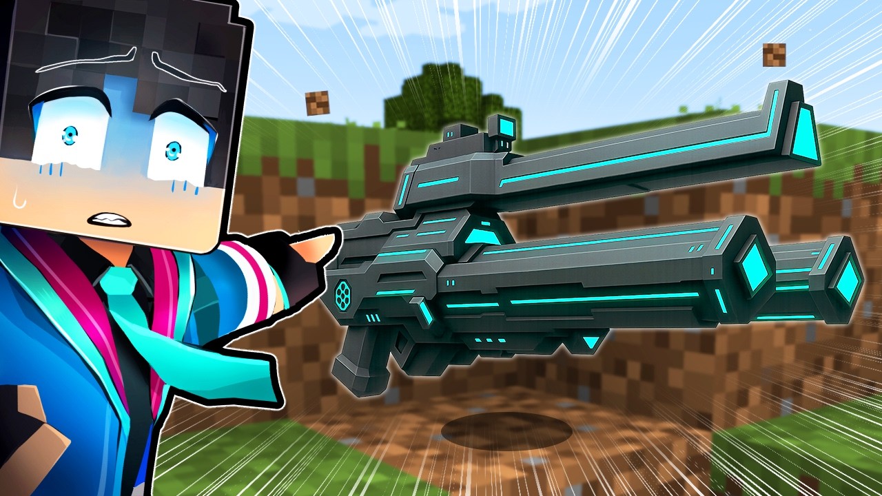 ブロックから最強の銃が出るマインクラフトがすごかった【 マイクラ / マインクラフト 】