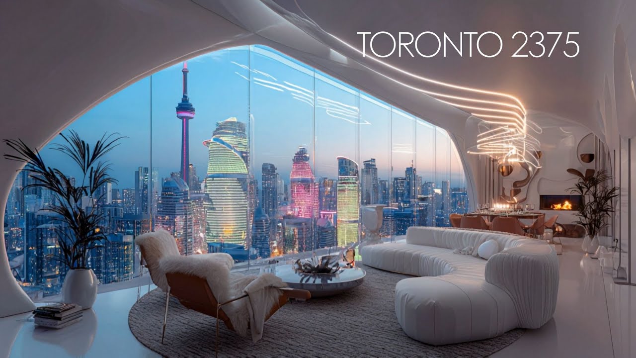 Luxury Toronto 2375 | Futuristic High-Rise Sleep Ambience | City Lights Calm