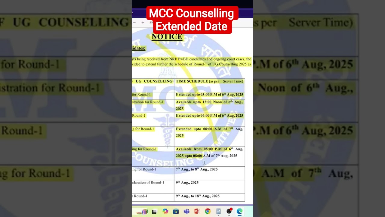 MCC Counselling Extended | MCC Counselling Explained | MCC Counselling NEET UG 2025 Explained