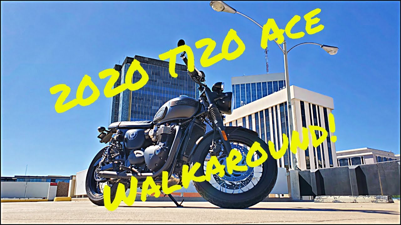 2020 Triumph T120 Black - Ace Cafe Limited Edition - A close-up View!