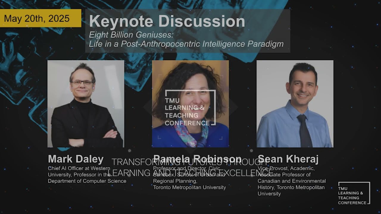 Keynote Discussion with Mark Daley, Pamela Robinson and Sean Kheraj