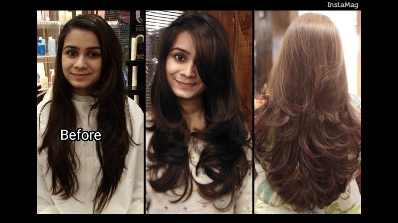 Long layered haircut tutorial in Hindi | easy haircut without loosing length | Haicut expert Shyamas