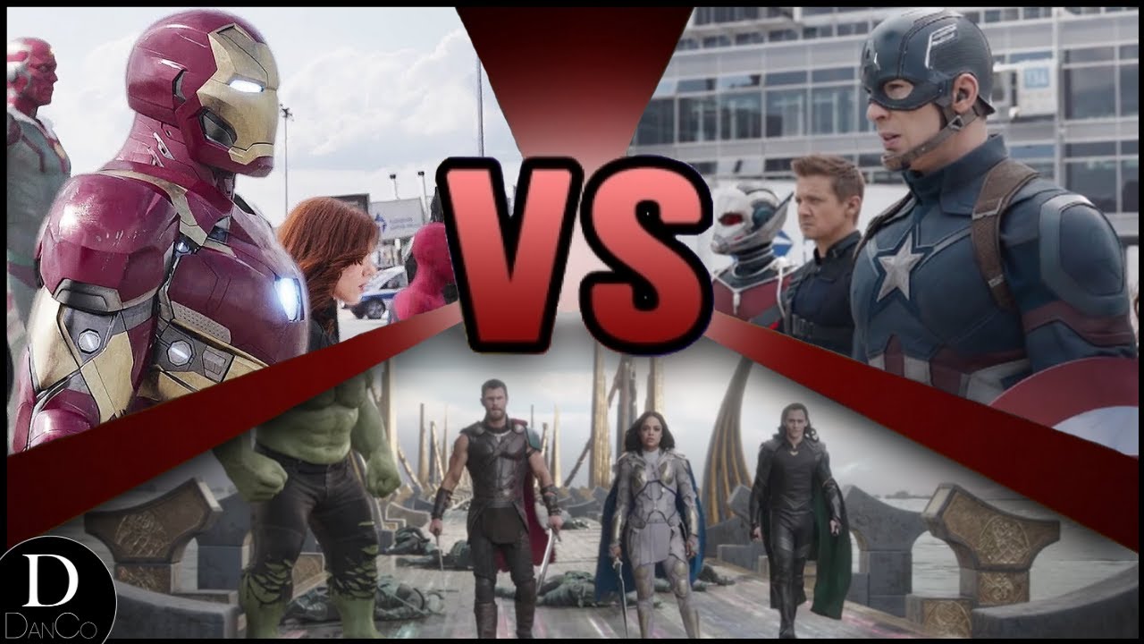 Team Iron Man VS Team Captain America VS Team Thor | BATTLE ARENA