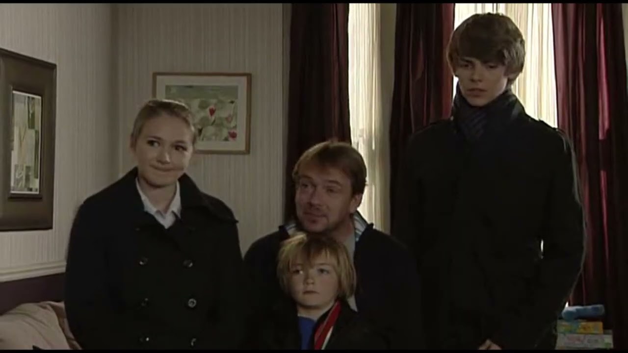 Jane comes back with Bobby and Peter calls her out (Eastenders 2009)