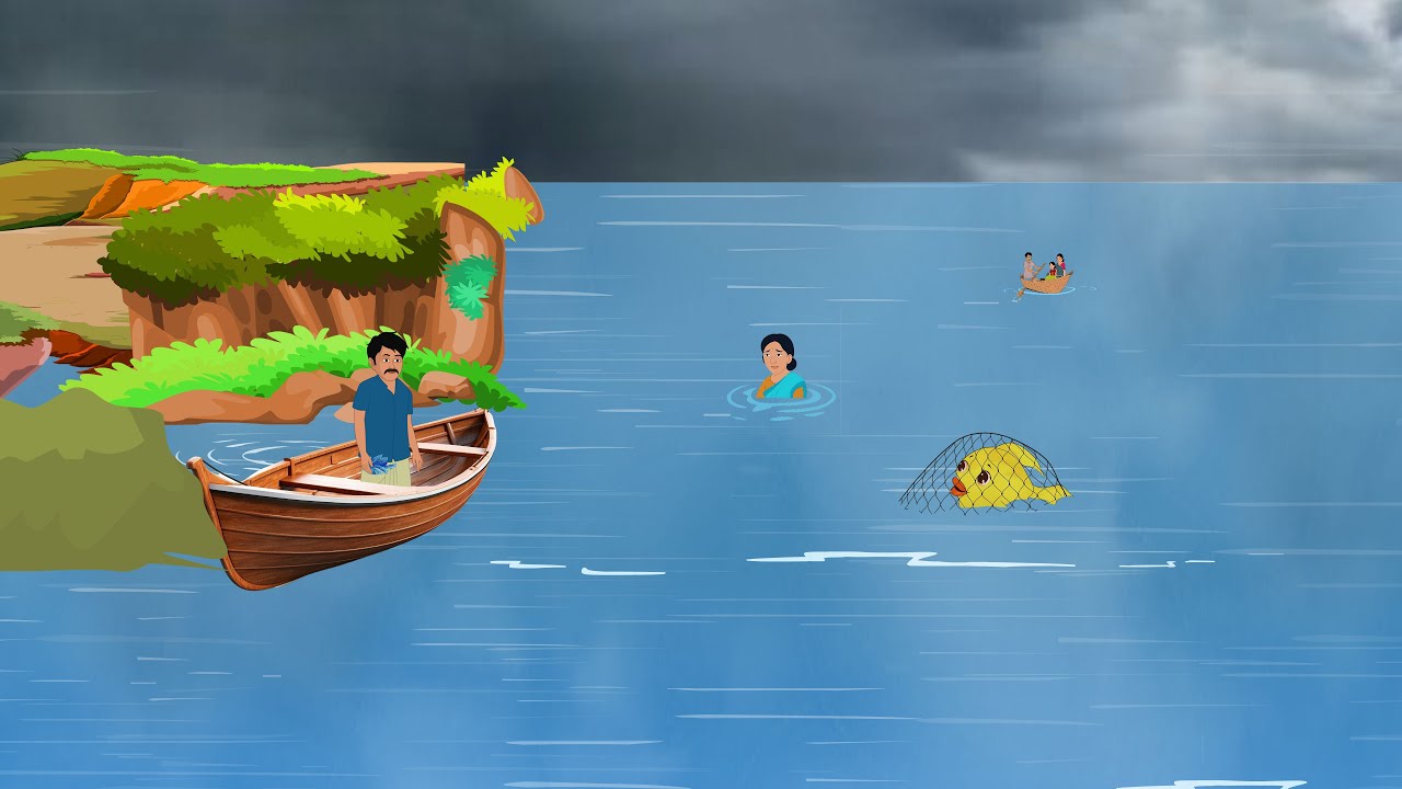 विचित्र झील का रहस्य और जादुई मछली | Hindi Story | Hindi Kahaniya | Moral Stories | cartoon story