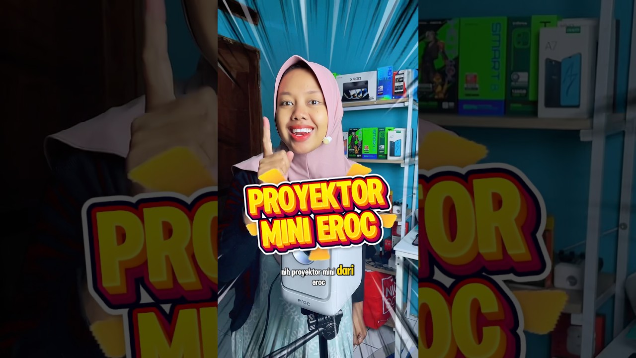 Proyektor mini magic pro eroc #proyektormini #smartphone #eroc #infocus