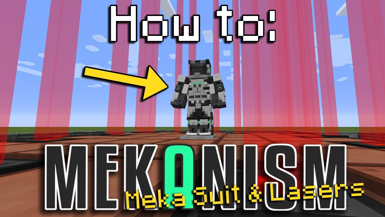 How to: Mekanism | MekaSuit and Lasers (Minecraft 1.16.5)