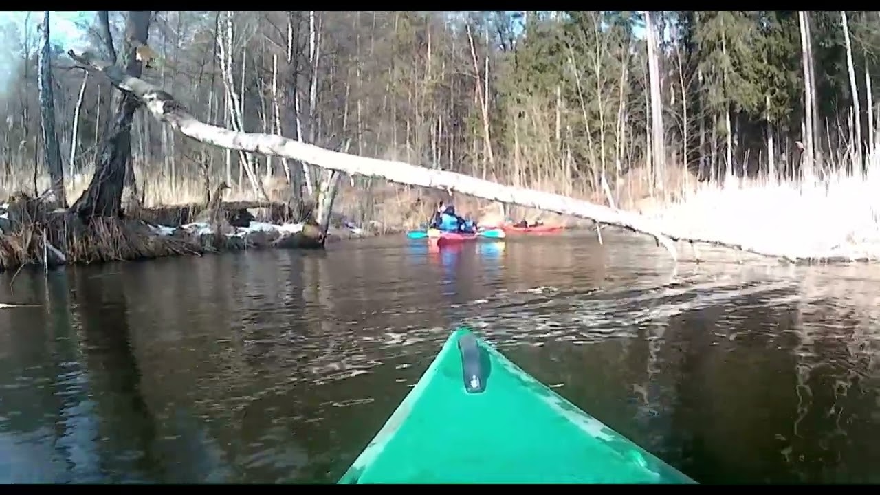 Przebitki ze spływu kajakowego 01.03.2026r.