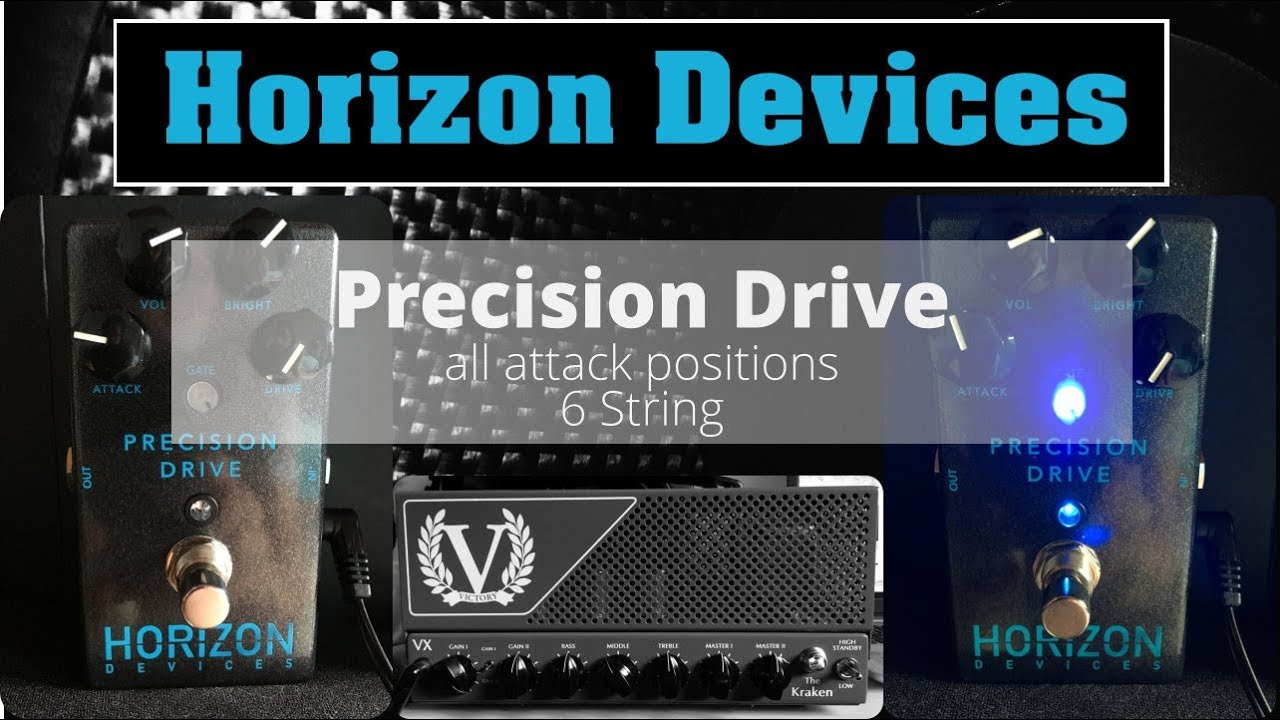 Precision Drive - all attack settings - 6 String Demo