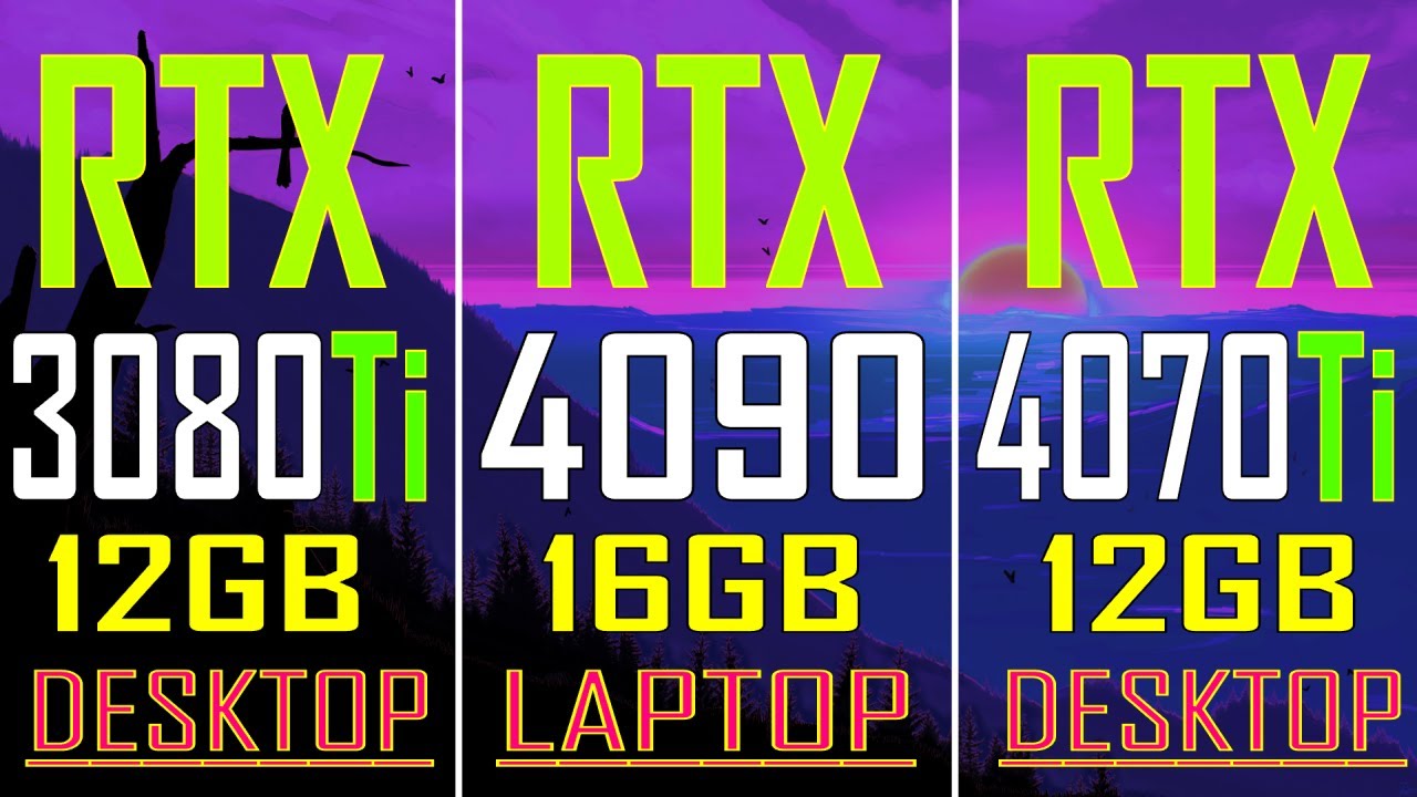 RTX 3080Ti (DESKTOP) vs RTX 4090 (LAPTOP) vs RTX 4070Ti (DESKTOP) || PC GAMES TEST ||